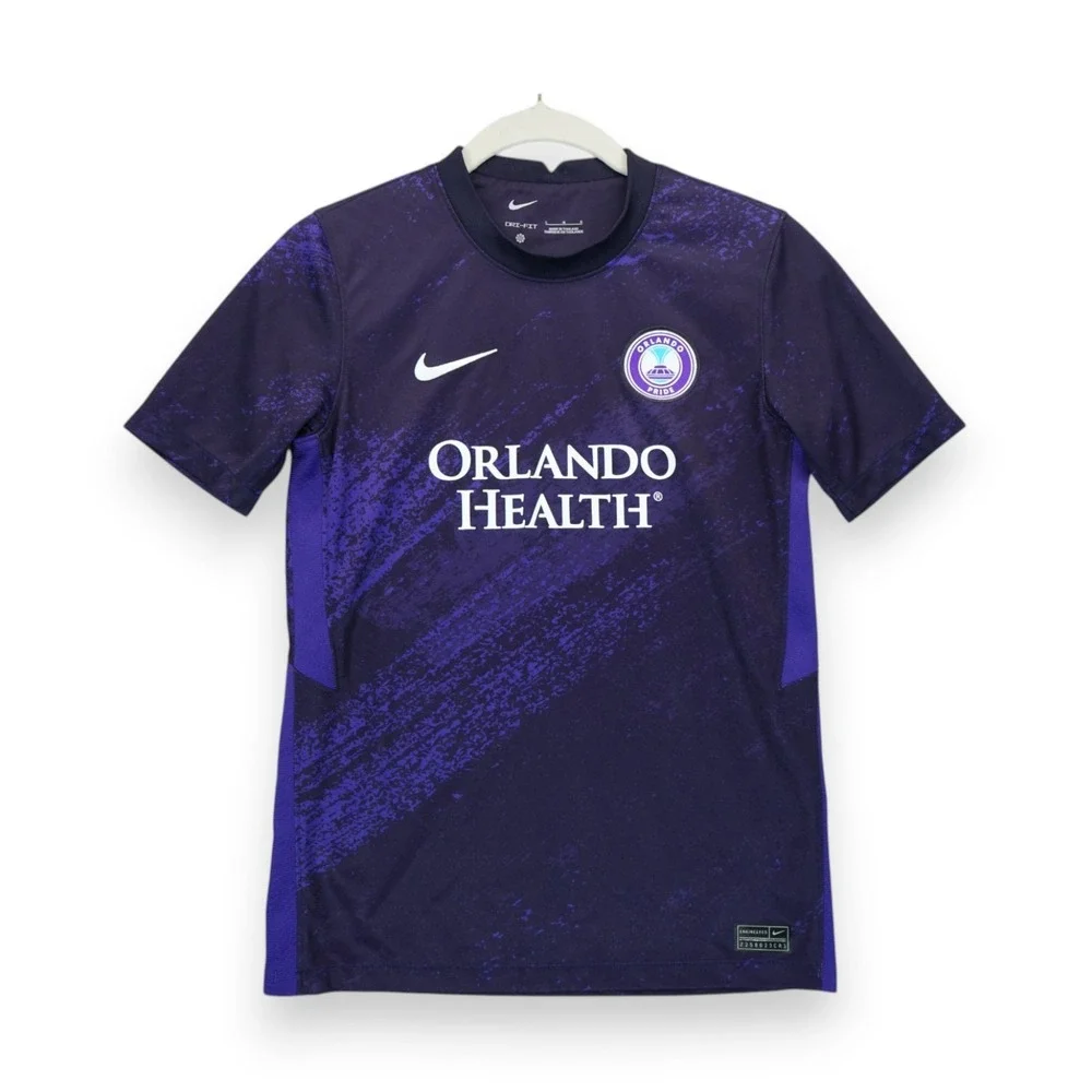 NWOT Nike Orlando Pride Soccer Jersey 2023 Stadium Home Dri Fit Size L Kids